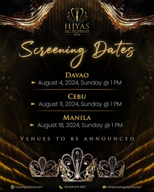 Screening is now open for Hiyas ng Pilipinas 2025!