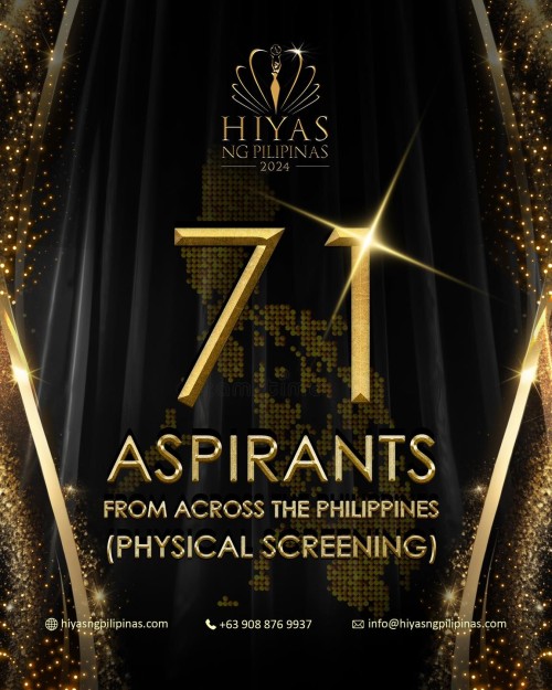 71 aspirants from across the Philippines who attended our Hiyas ng Pilipinas 2025 physical screening in Davao, Cebu, and Manila